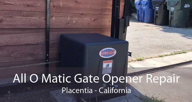 All O Matic Gate Opener Repair Placentia - California